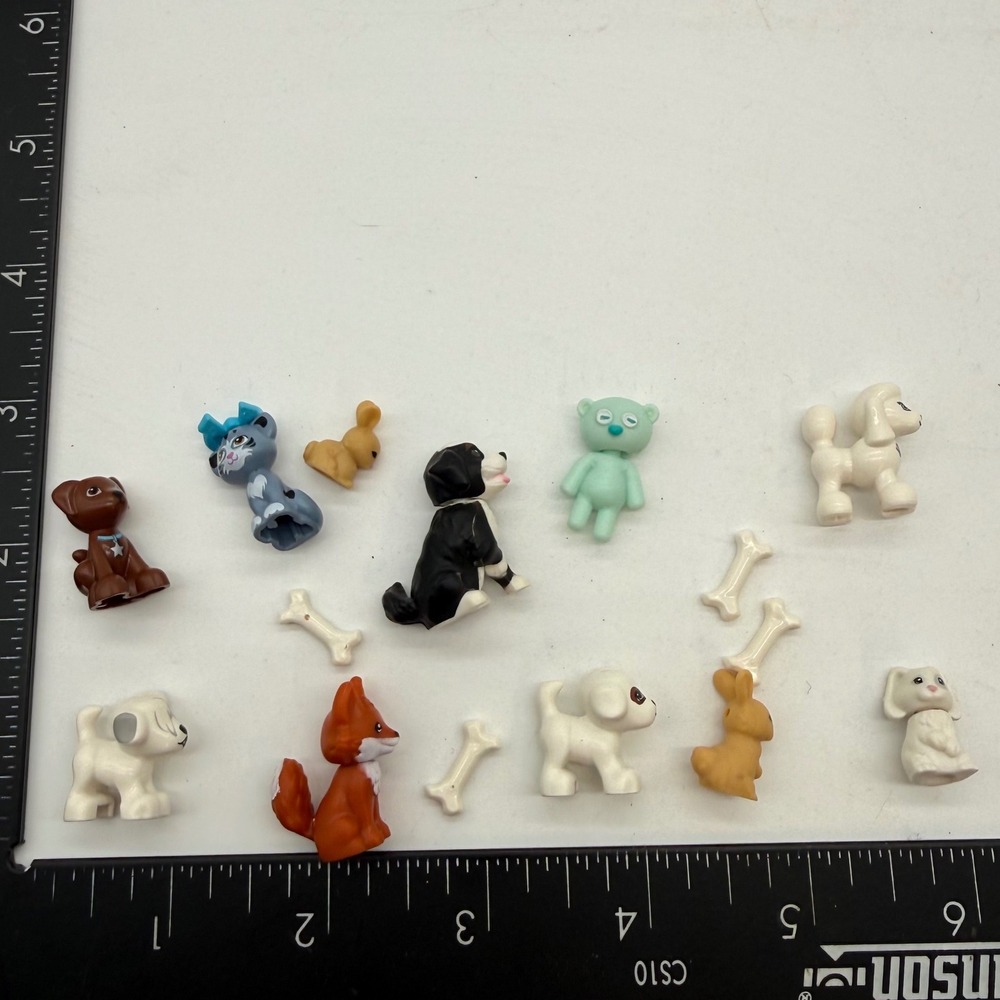 LEGO Friends Elves Animal Figure Lot Dogs Cats Fox Bunny Bear Bones